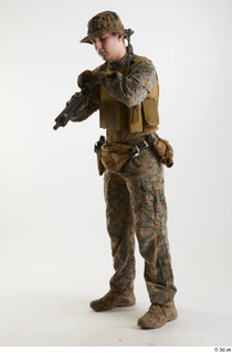Casey Schneider Paratrooper Loading Gun standing whole body 0002.jpg